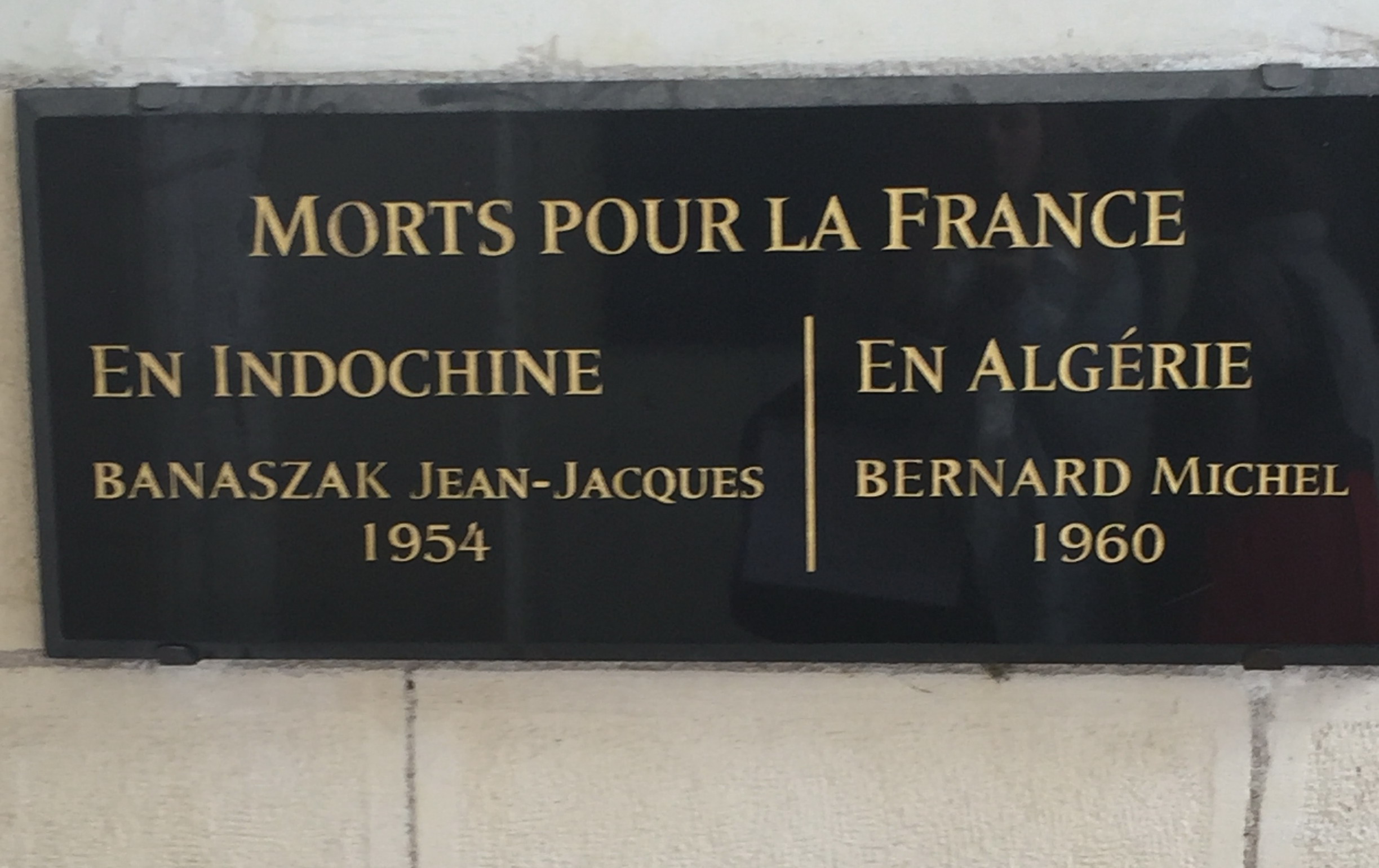 Morts pour la France Ancienne mairie